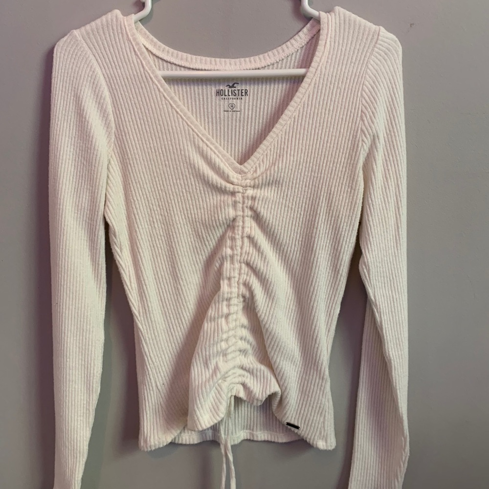 Hollister ribbed sinch top